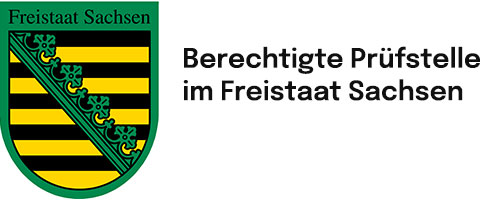 Berechtigte Prüfstelle im Freistaat Sachsen Siegel